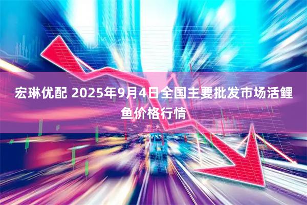 宏琳优配 2025年9月4日全国主要批发市场活鲤鱼价格行情