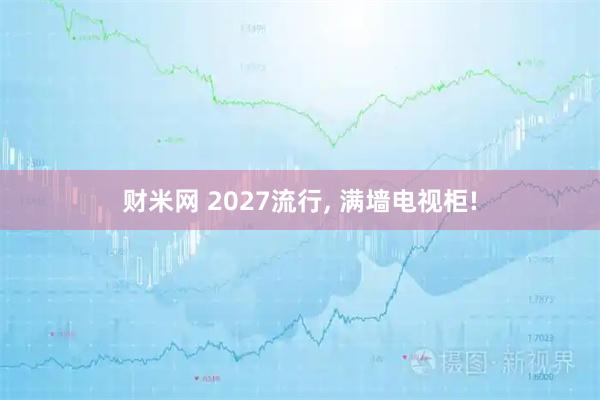 财米网 2027流行, 满墙电视柜!